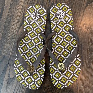 New Tory Burch flip flops